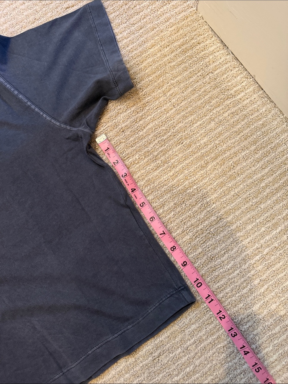 Relaxed Crop Tee, dark grey - Picture 8 of 9